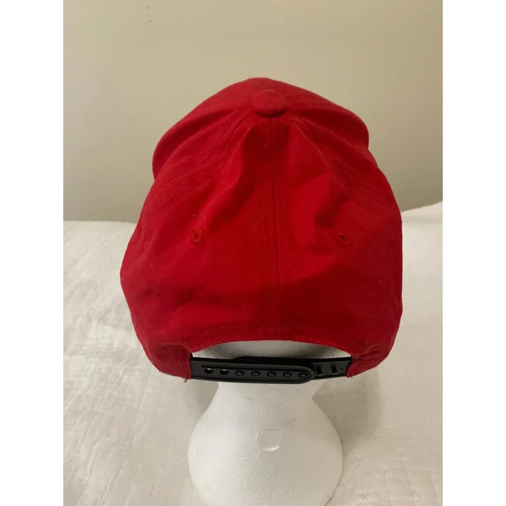 Disney Mickey Mouse Red Embroidered Snapback Baseball Cap Hat #931